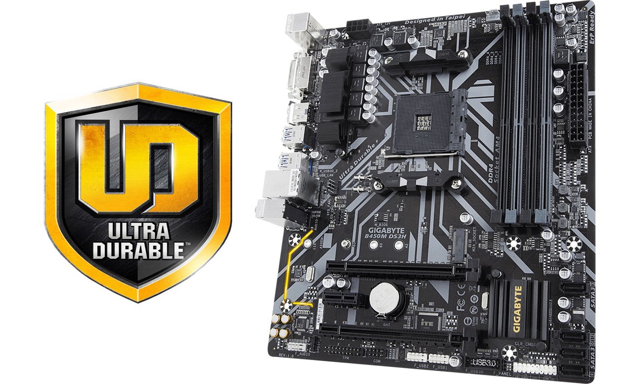 Gigabyte B450M DS3H - Płyty główne Socket AM4 - Sklep komputerowy - x ...